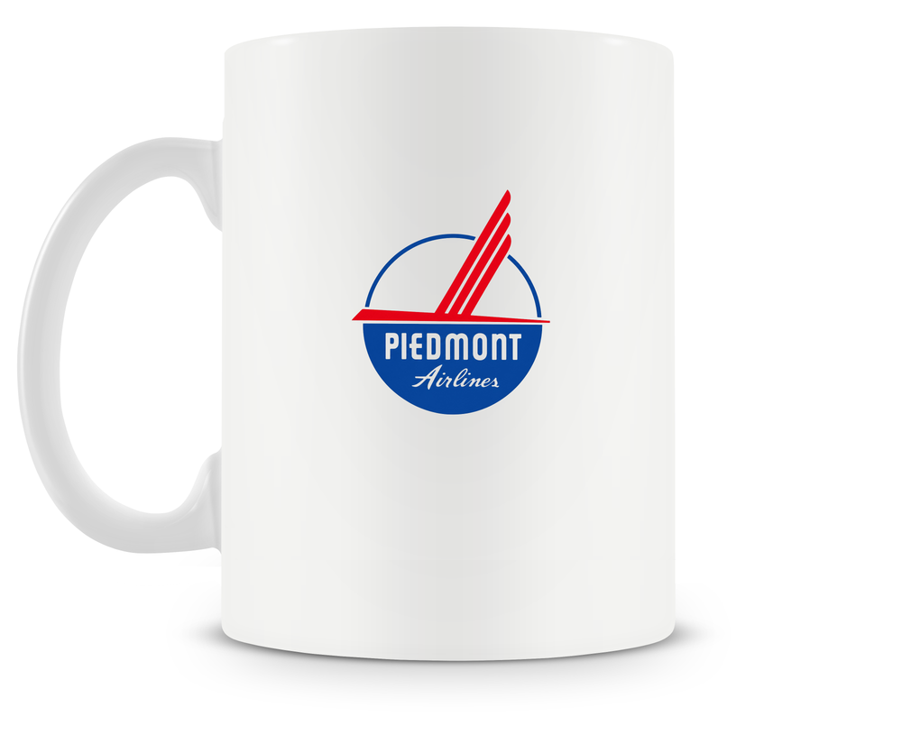 back of Piedmont Airlines Fokker F27 Friendship mug