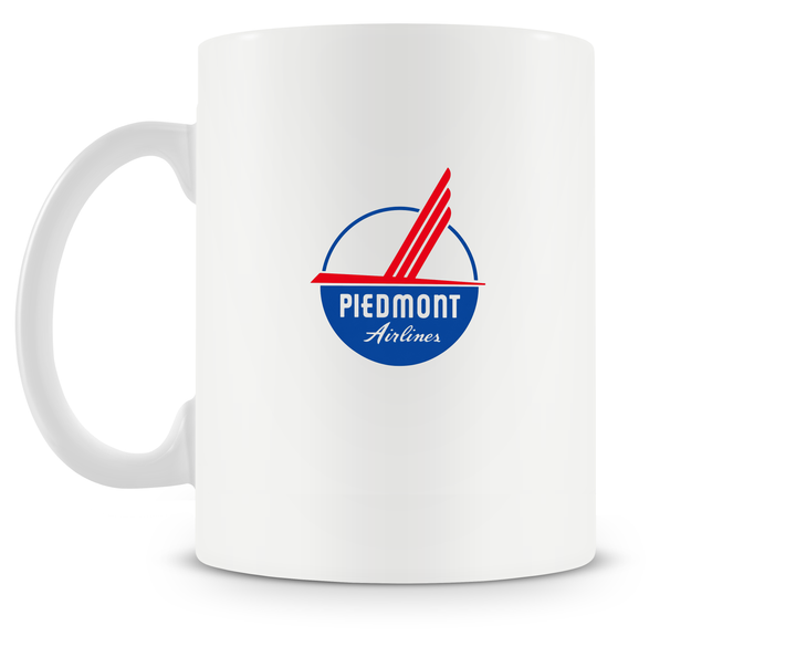 back of Piedmont Airlines Fokker F27 Friendship mug
