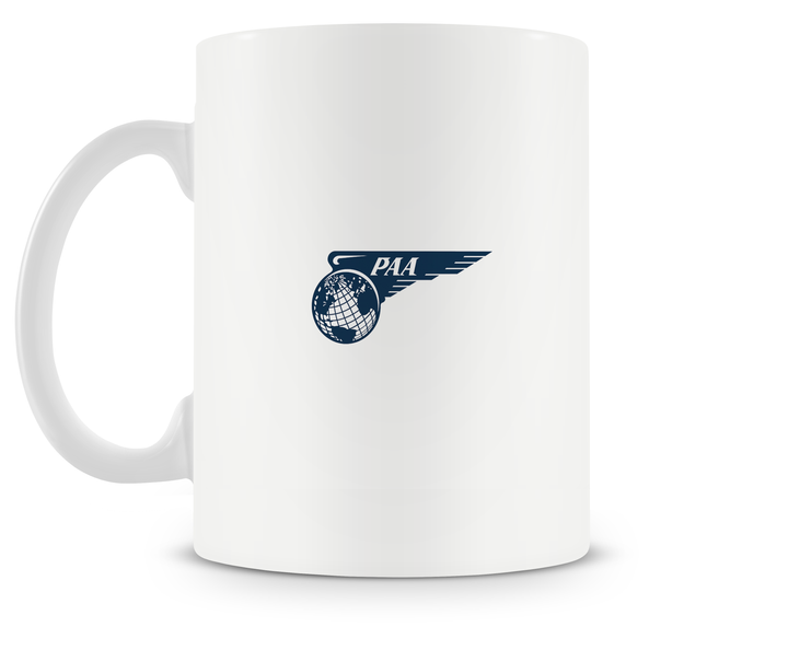 back of Pan Am Boeing 377 Stratocruiser mug