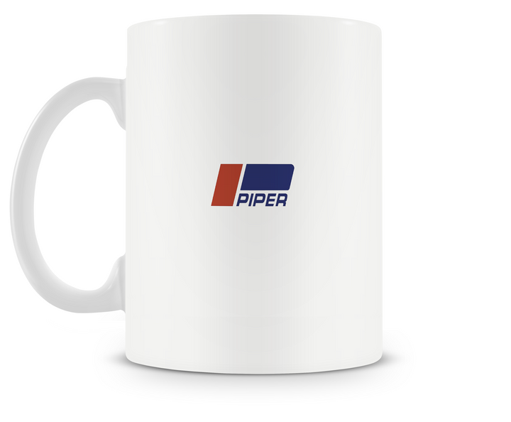 back of Piper T1040 Mug 15oz.