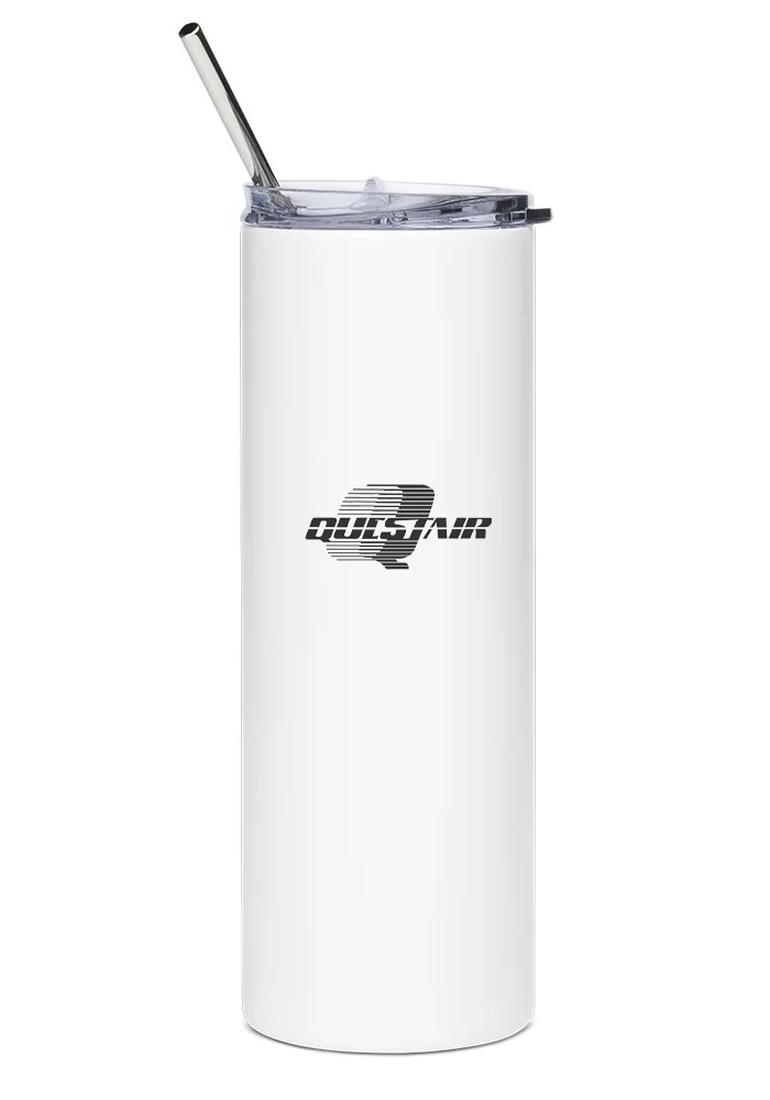 back of Questair Venture water tumbler