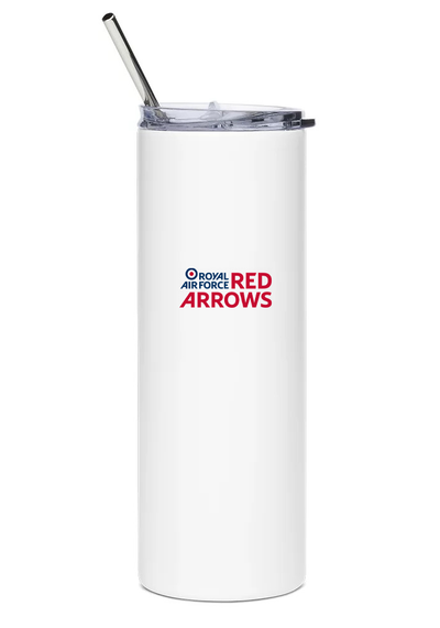 back of BAE Hawk 'Red Arrows' water tumbler