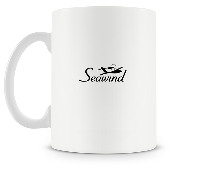 back of Seawind 3000 mug