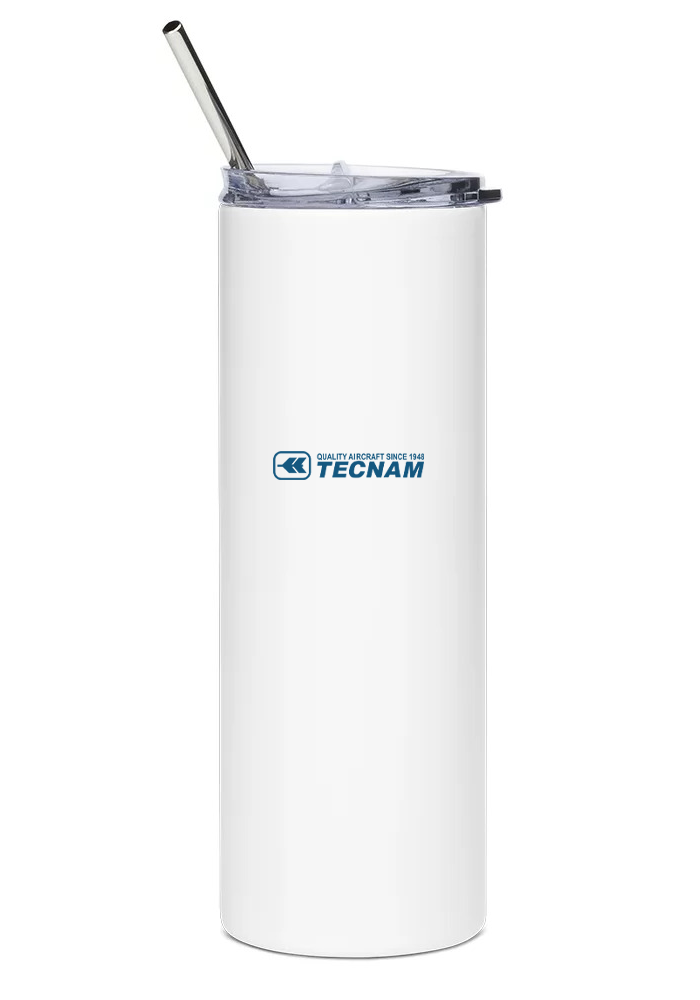 back of Tecnam P2006T water tumbler