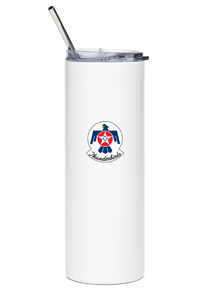 back of Northrop T-38 Talon 'Thunderbirds' water tumbler