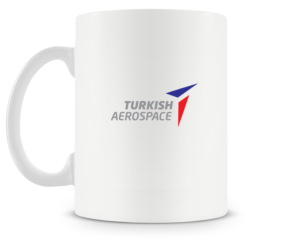 back of TAI Hürkuş mug
