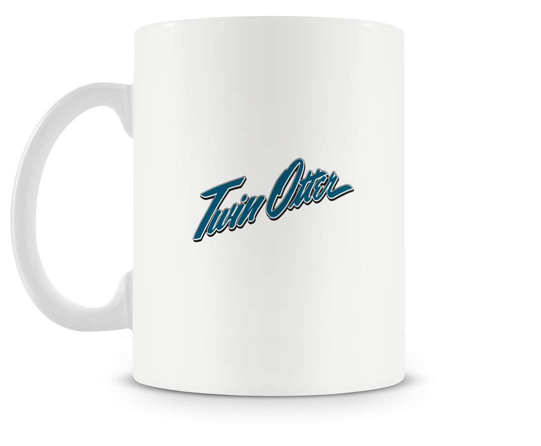 back of De Havilland DHC-6 Twin Otter Floatplane mug