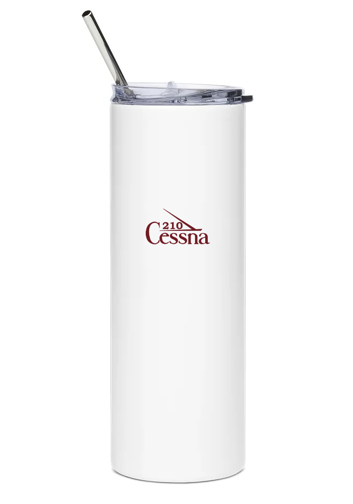 back of Cessna 210R Centurion water tumbler