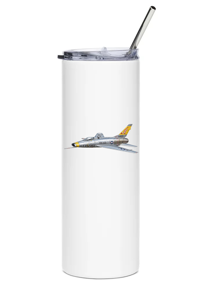 North American F-100 Super Sabre water tumbler