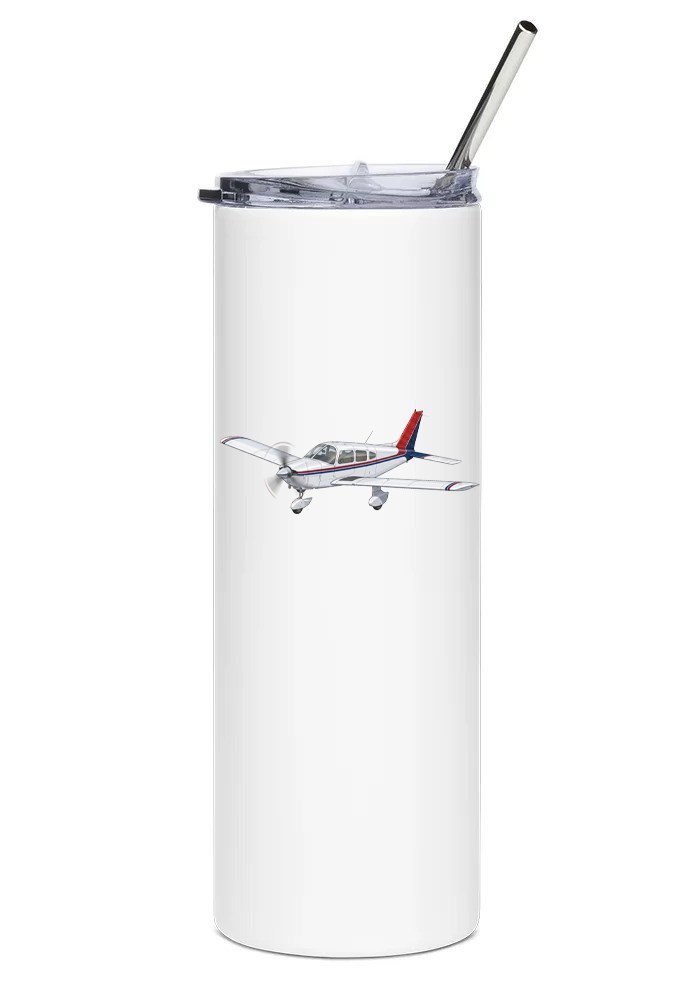 Piper Cherokee 180 water tumbler