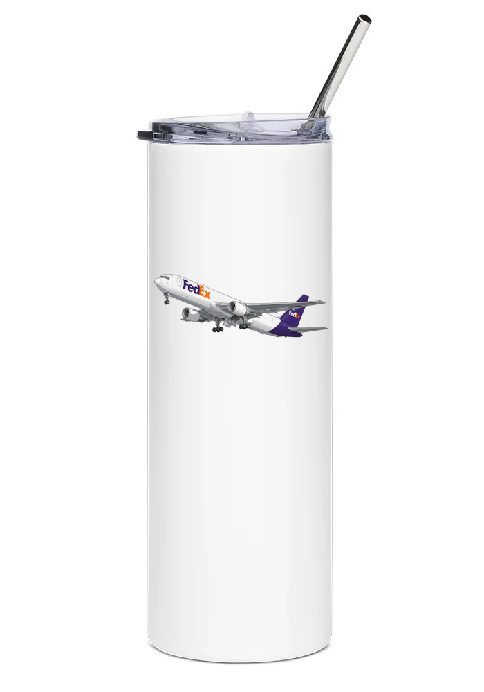 FedEx Boeing 767 water tumbler