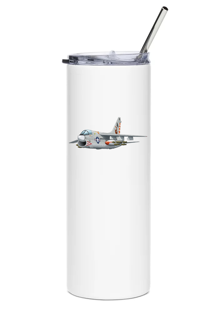 A-7 Corsair II water tumbler