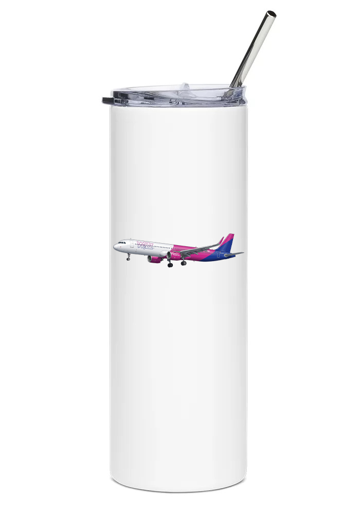 Wizz Air Airbus A321neo water tumbler