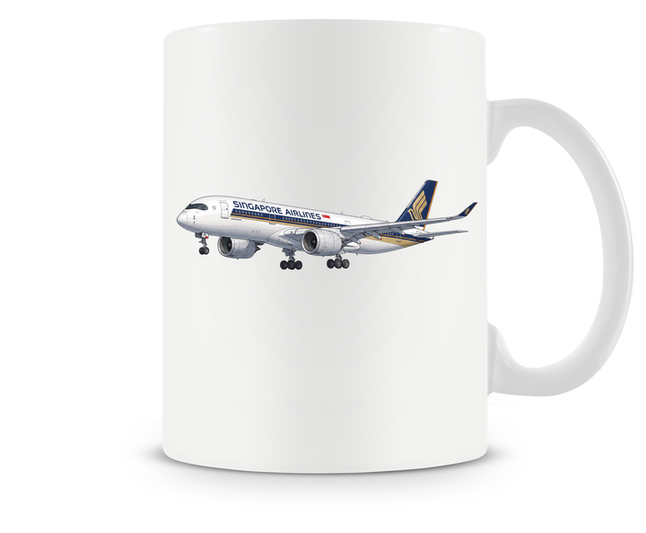 Singapore Airlines Airbus A350 mug