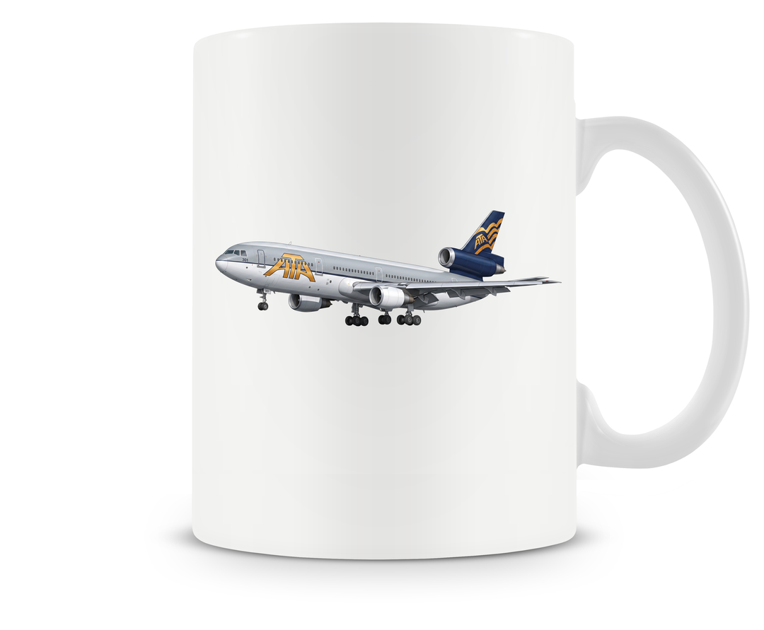 ATA Airlines McDonnell Douglas DC-10 mug