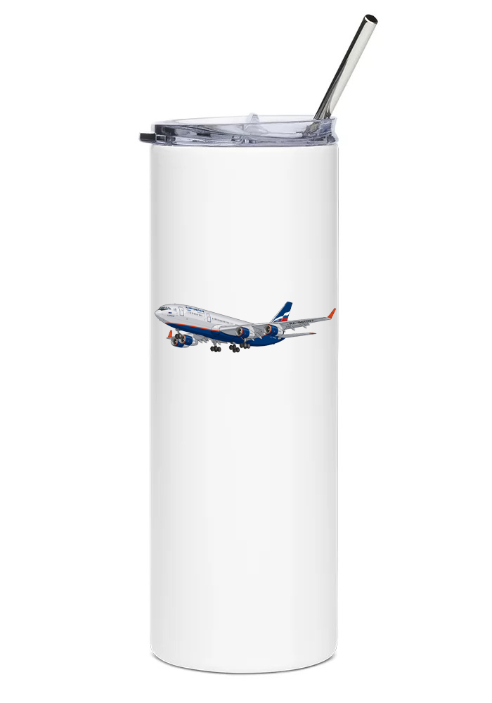 Aeroflot Ilyushin IL-96 water tumbler