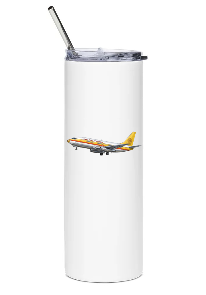 Air California Boeing 737 water tumbler