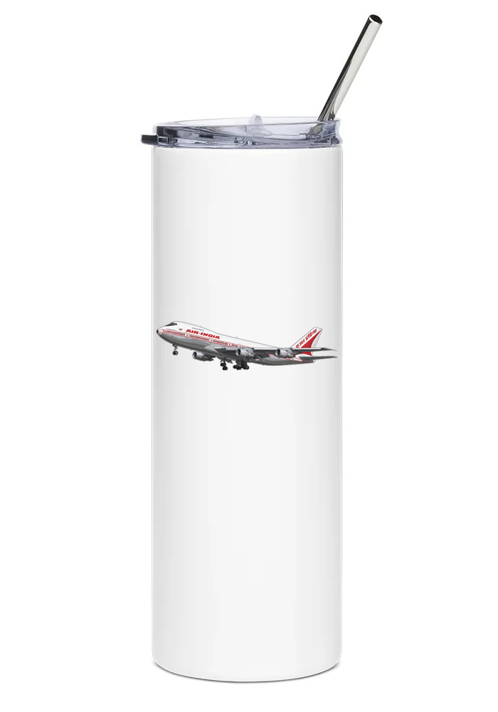 Air India Boeing 747 water tumbler