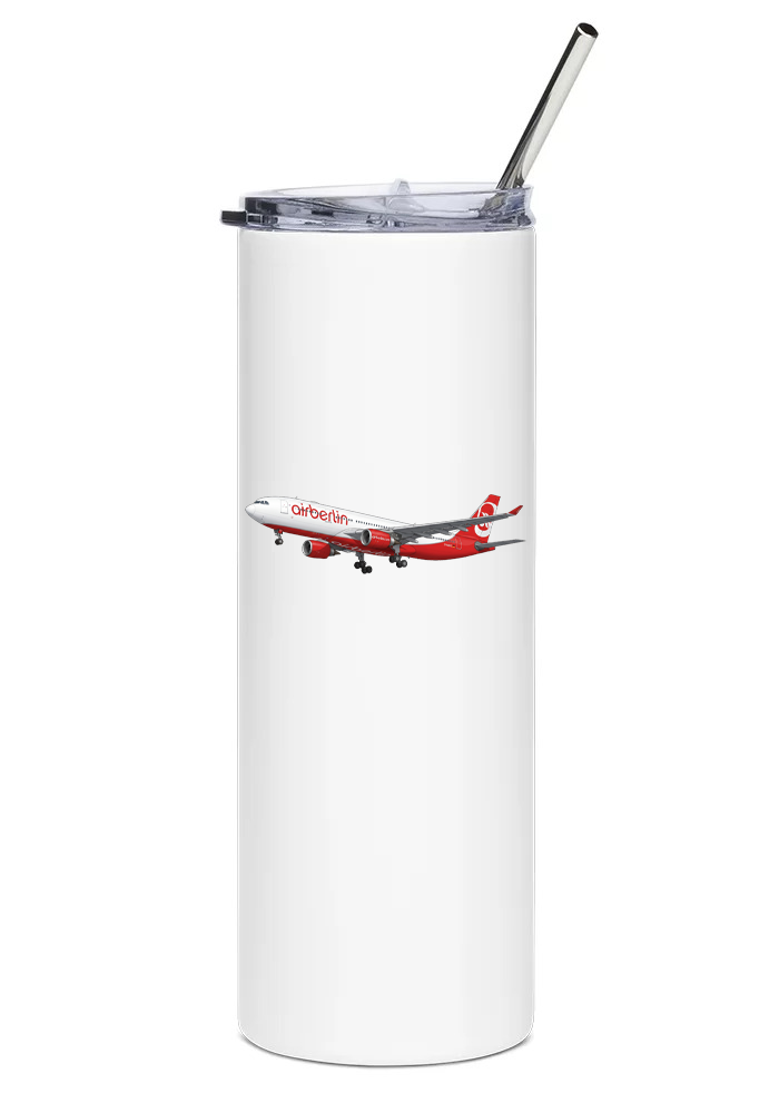 Air Berlin Airbus A330 water tumbler