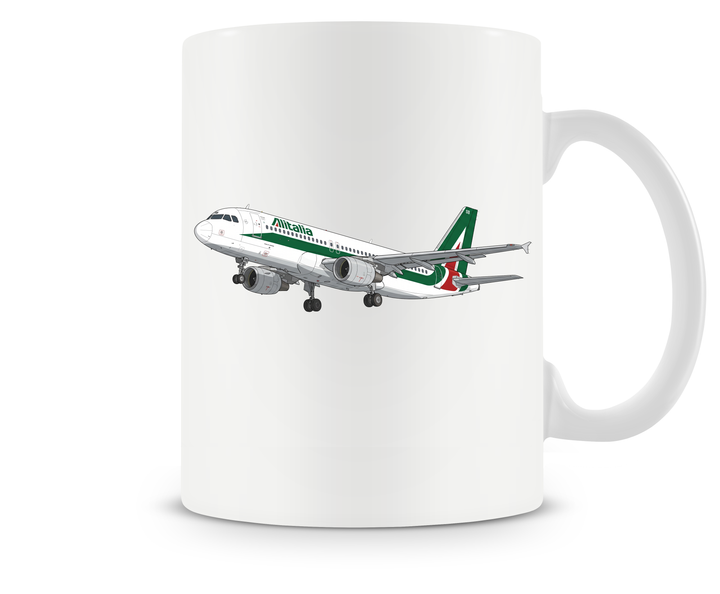 Alitalia Airbus A320 mug
