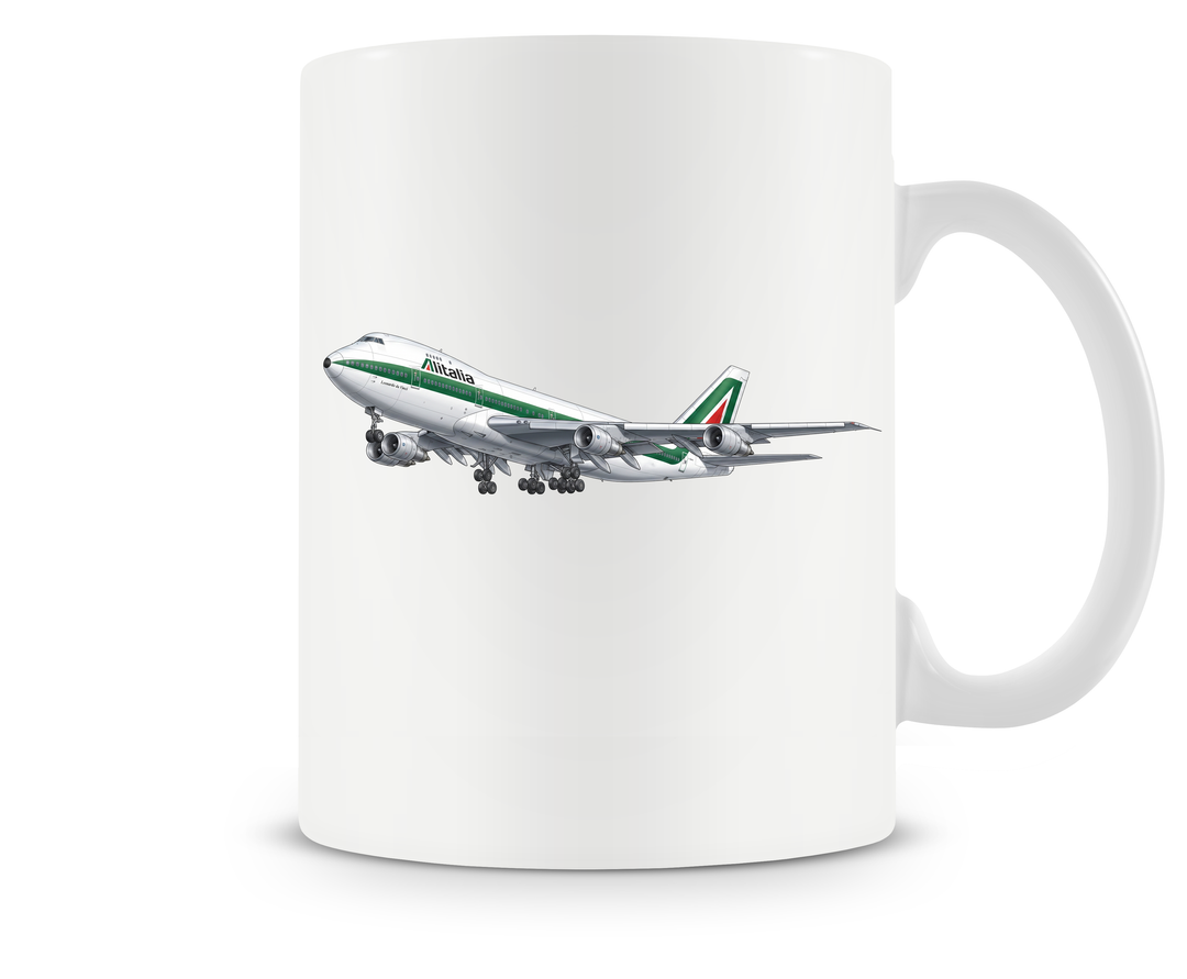 Alitalia Boeing 747 mug