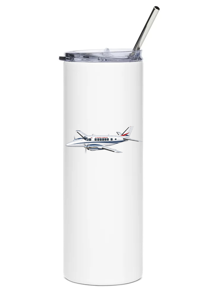 Allegheny Airlines Beech 99 water tumbler