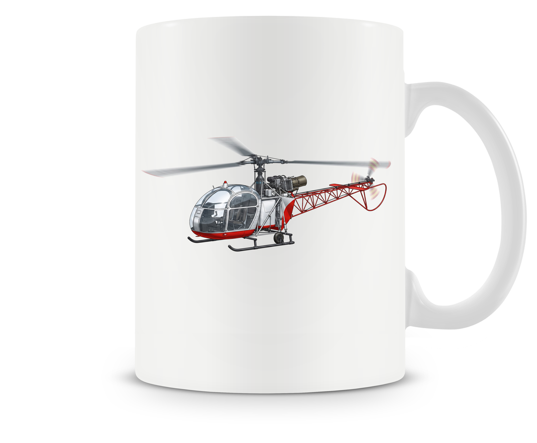 Aérospatiale Alouette II mug