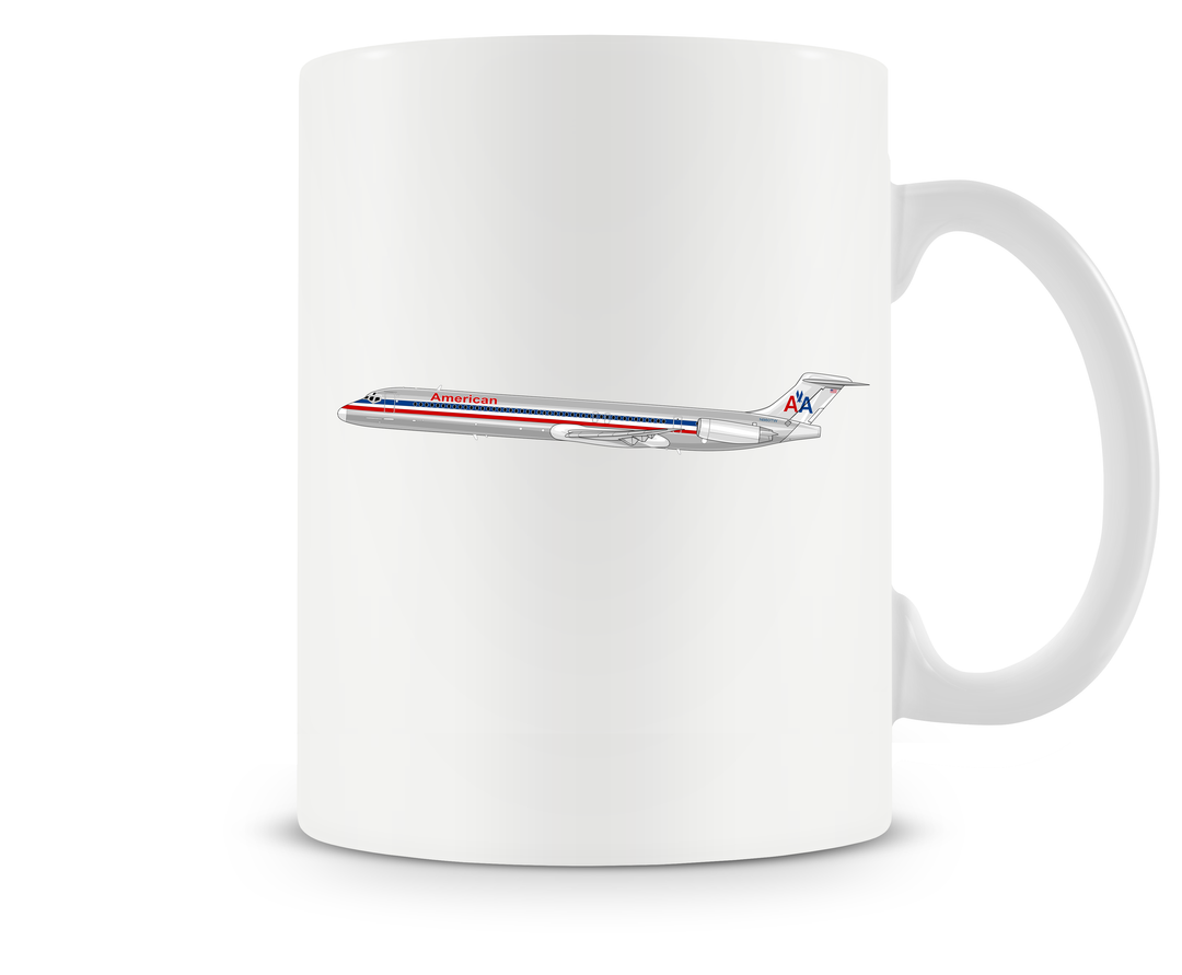 American Airlines McDonnell Douglas MD-80 Mug 15oz.