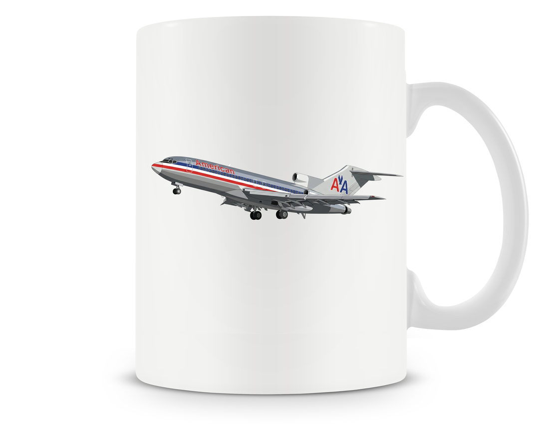 American Airlines Boeing 727 mug