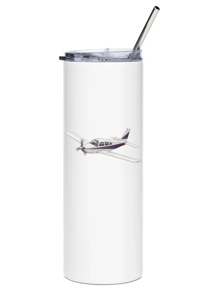 Piper Arrow II water tumbler