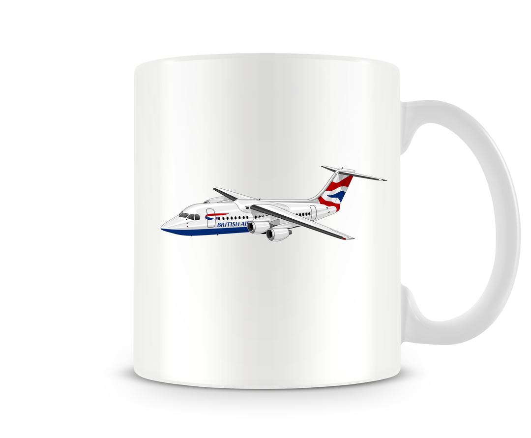 British Airways Bae 146 Mug