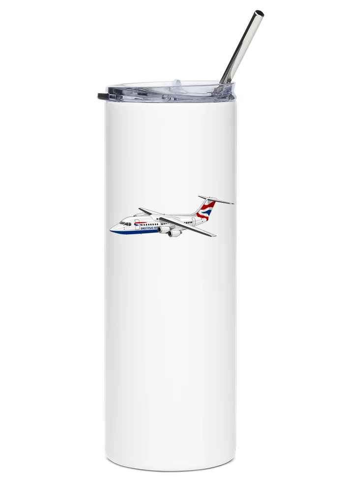 British Airways Bae 146 water tumbler