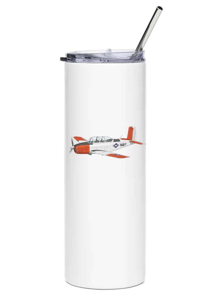 Beechcraft T-34 Mentor water tumbler