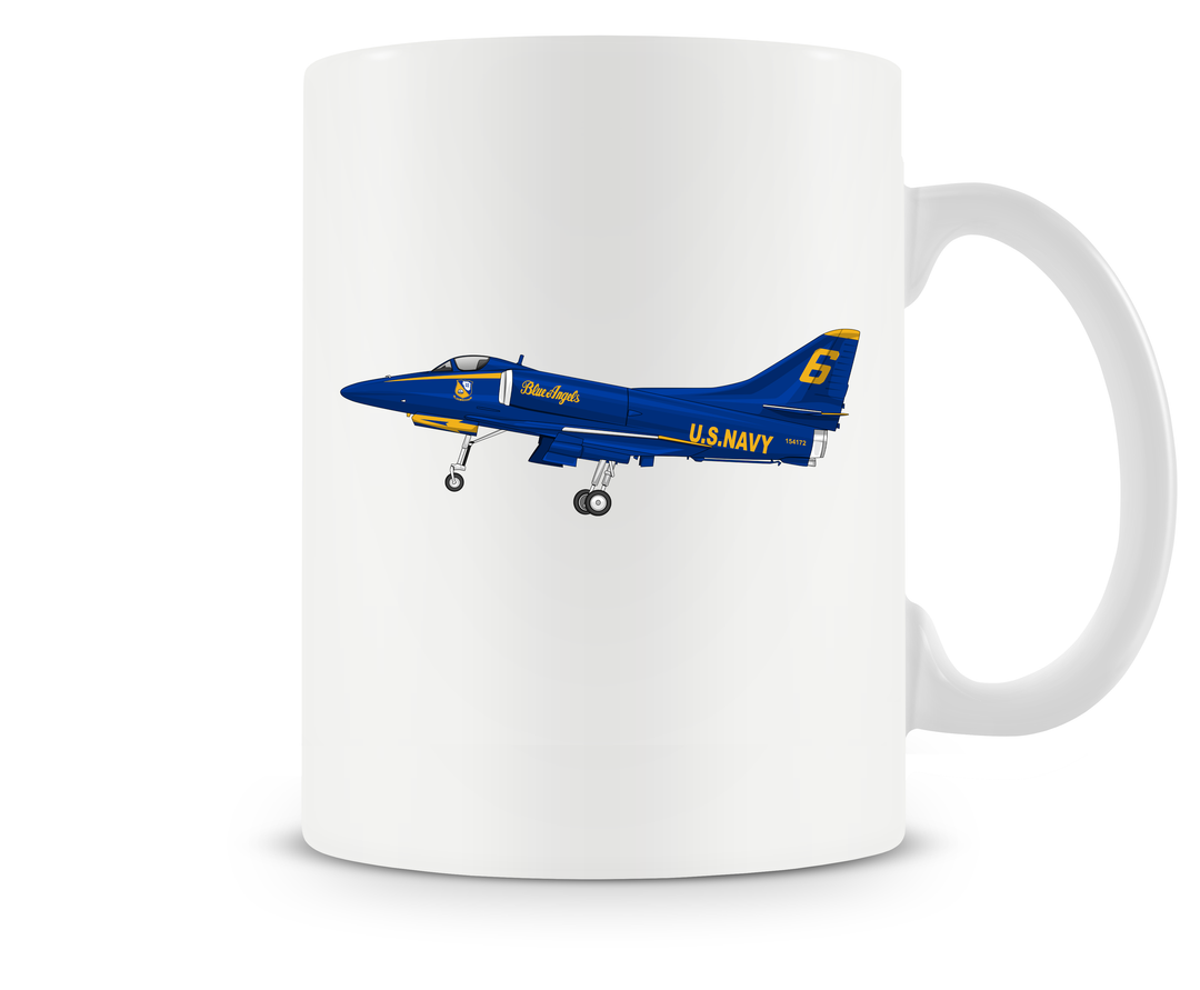 Douglas A-4 Skyhawk 'Blue Angels' Mug 15oz.