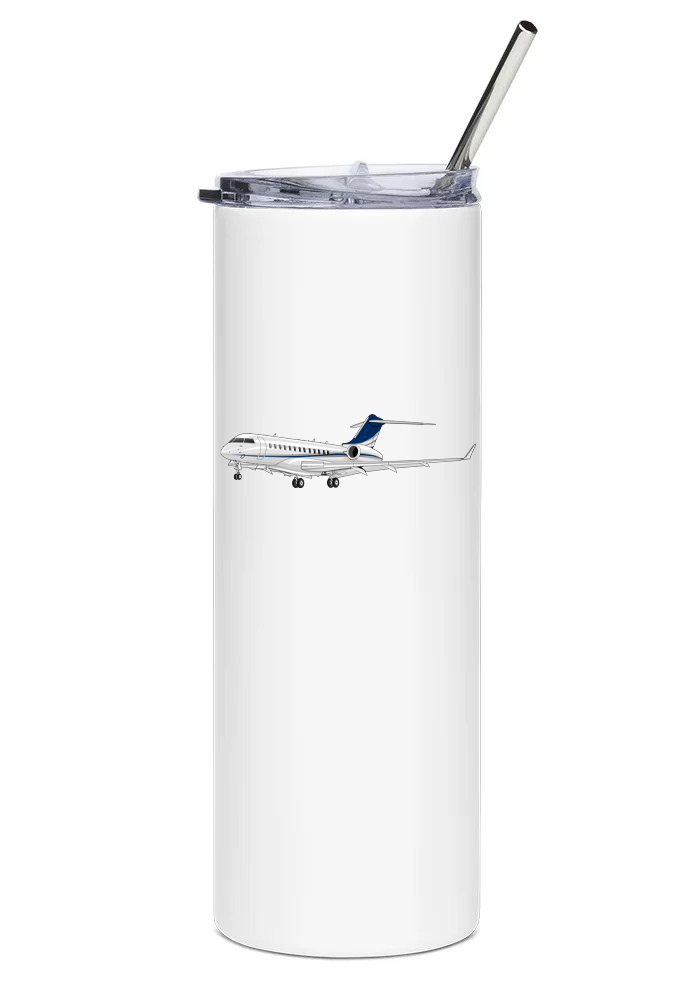 Bombardier Global Express water tumbler