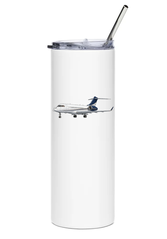 Bombardier Global Express water tumbler