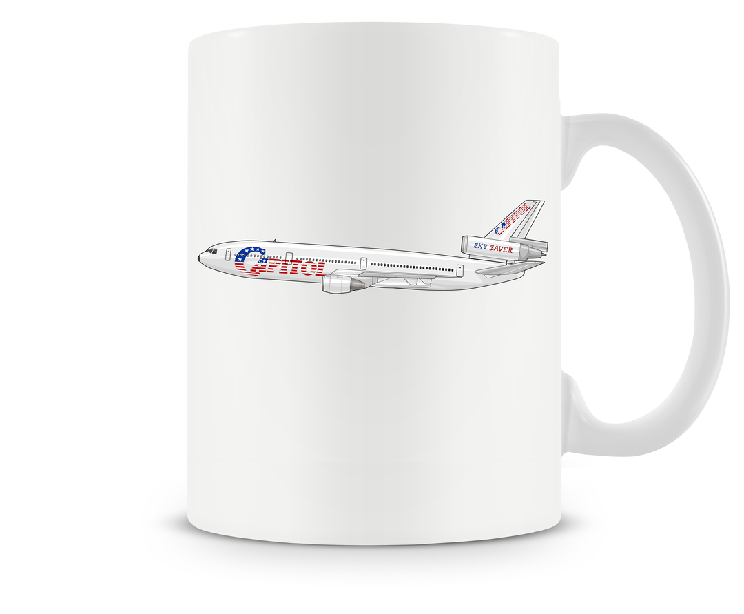 Capitol Air McDonnell Douglas DC-10 Mug 15oz.