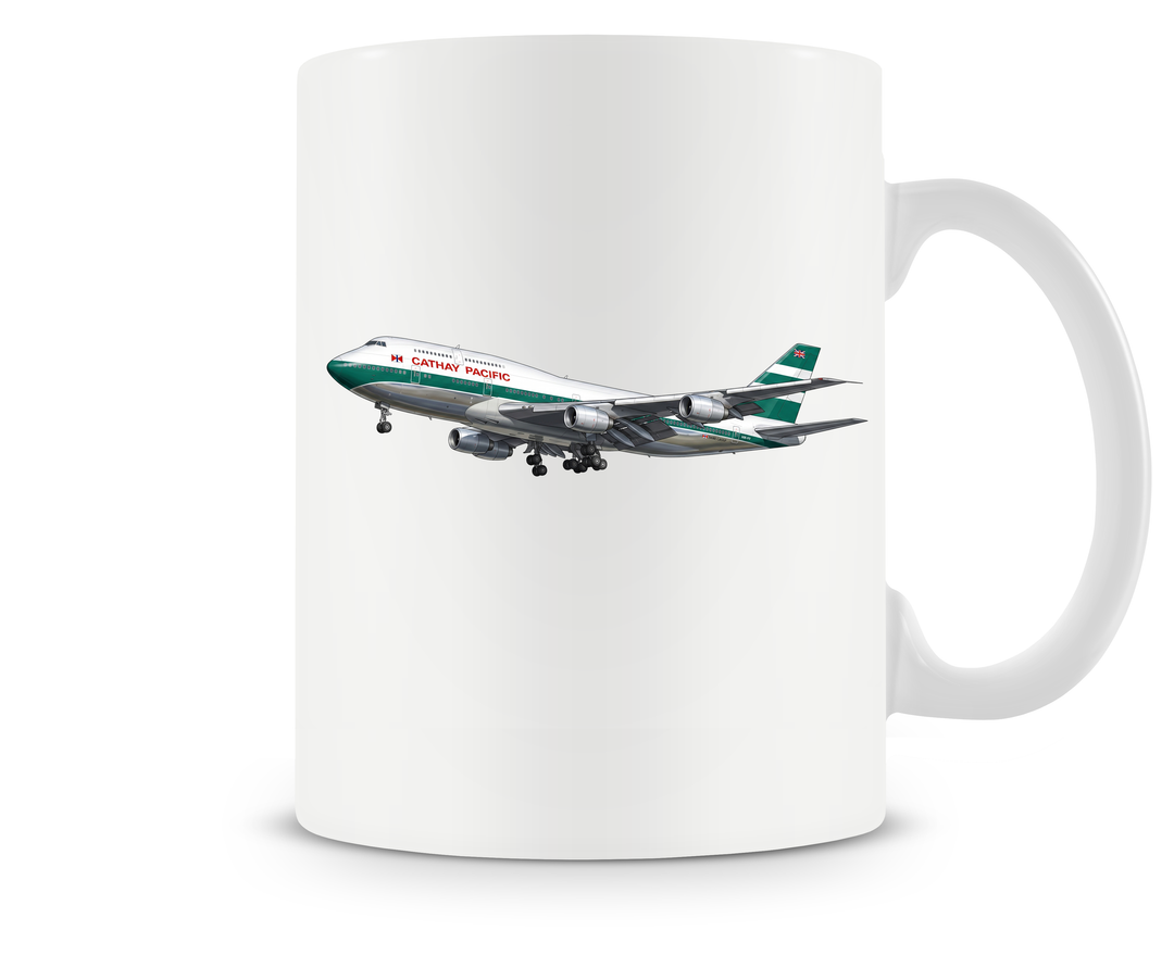 Cathay Pacific Boeing 747 mug