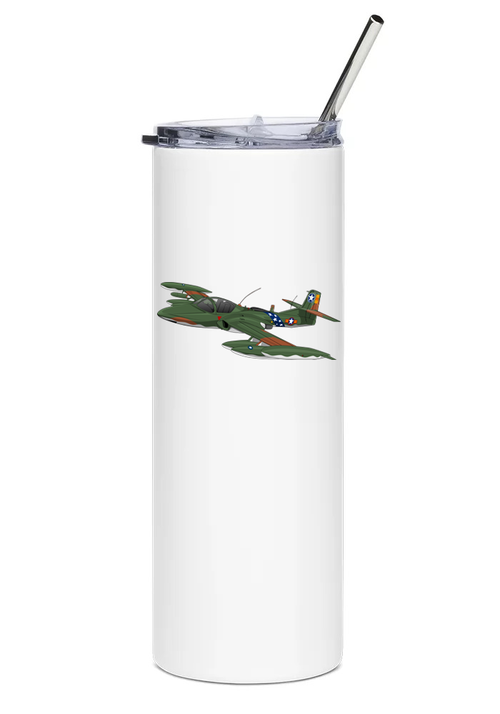 Cessna A-37 Dragonfly water tumbler