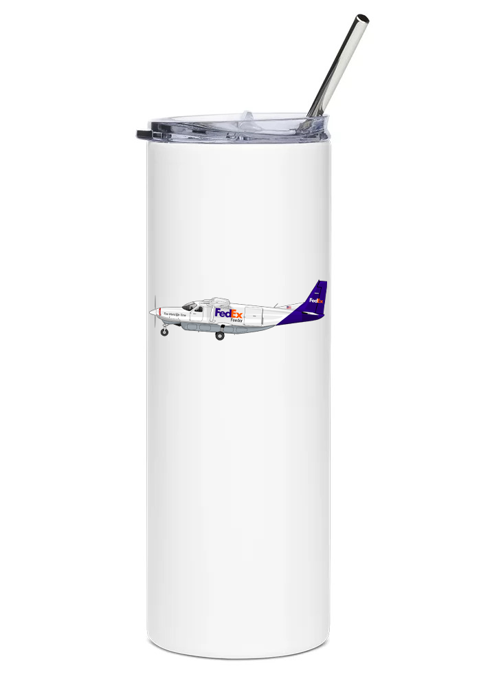 FedEx Cessna Caravan water bottle