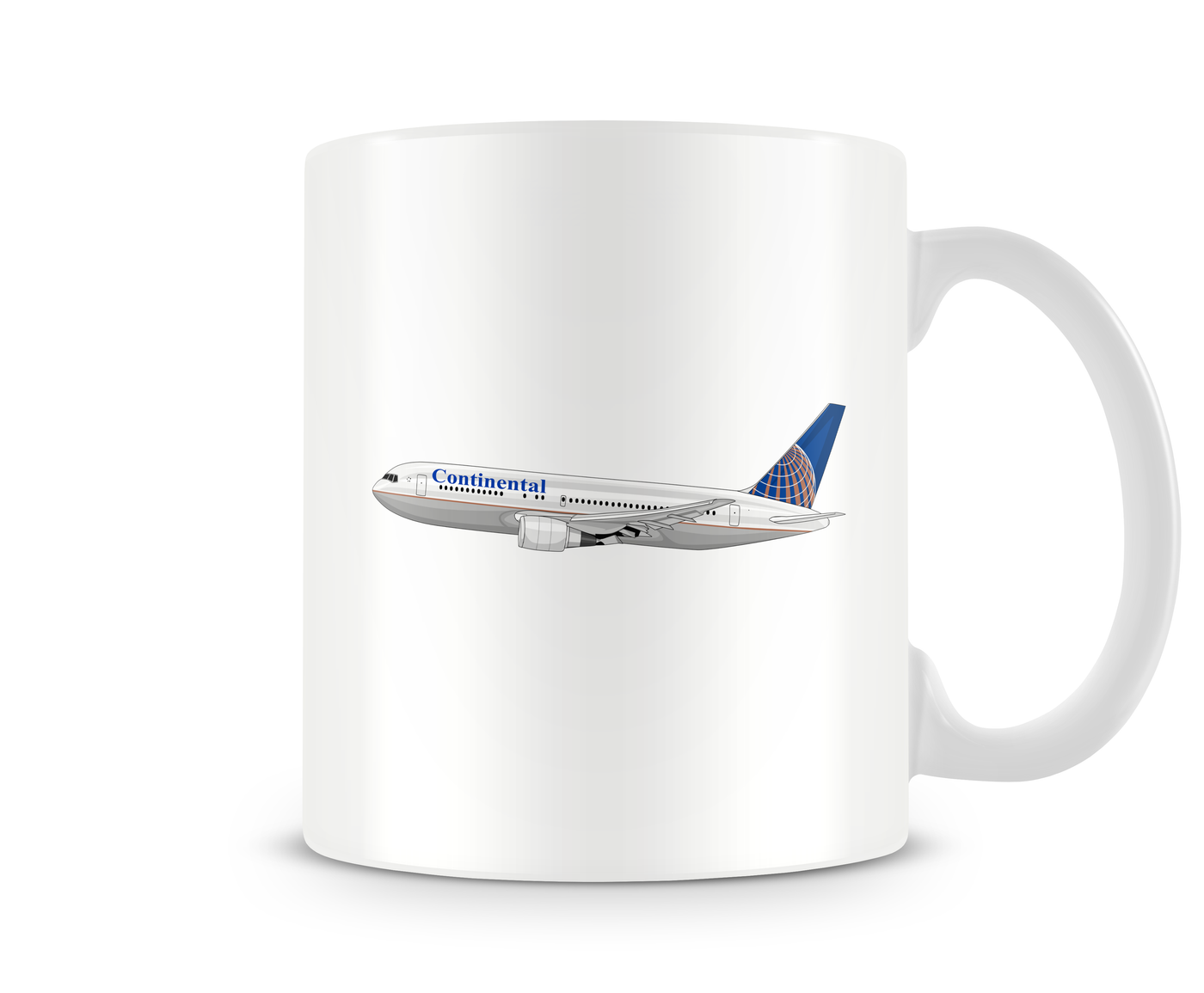 Continental Airlines Boeing 767 Mug