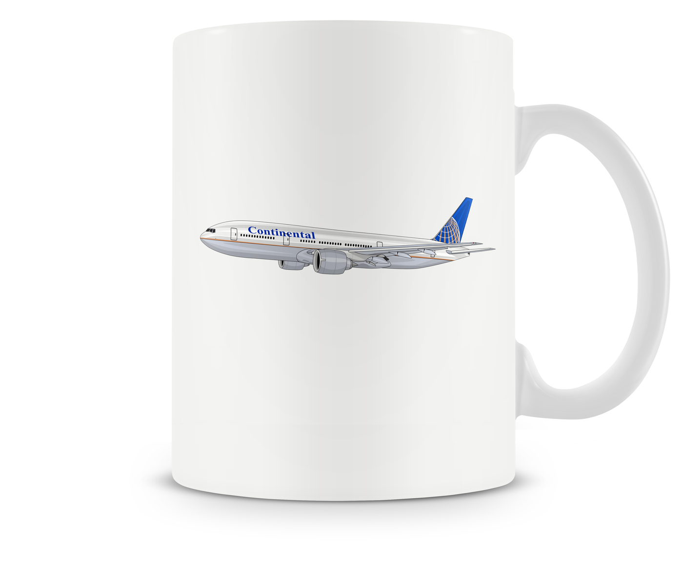 Continental Airlines Boeing 777 Mug 15oz