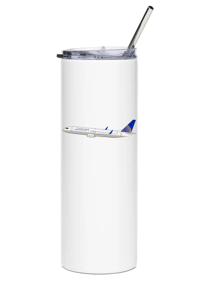 Continental Airlines Boeing 737NG water bottle