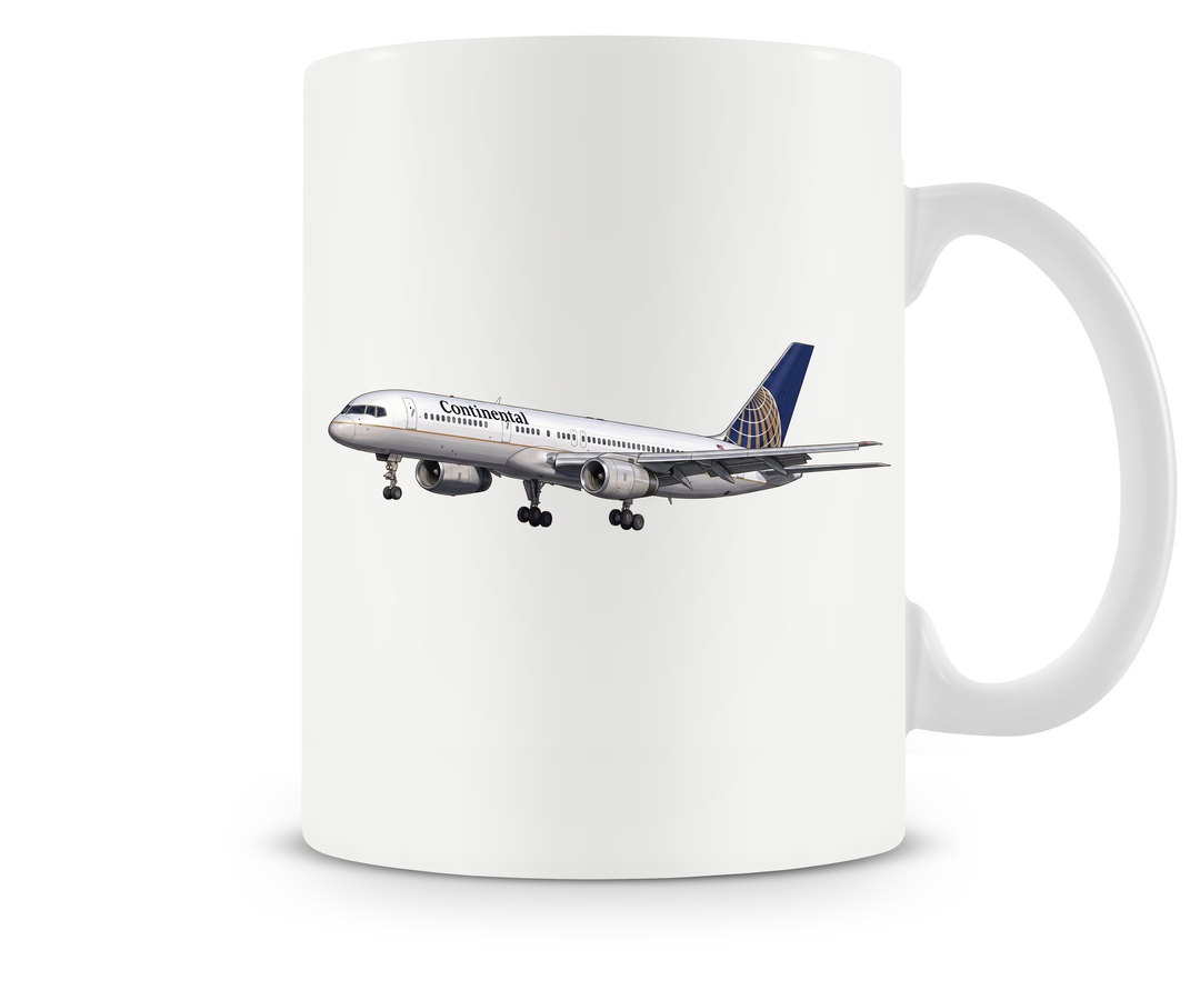 Continental Airlines Boeing 757 mug