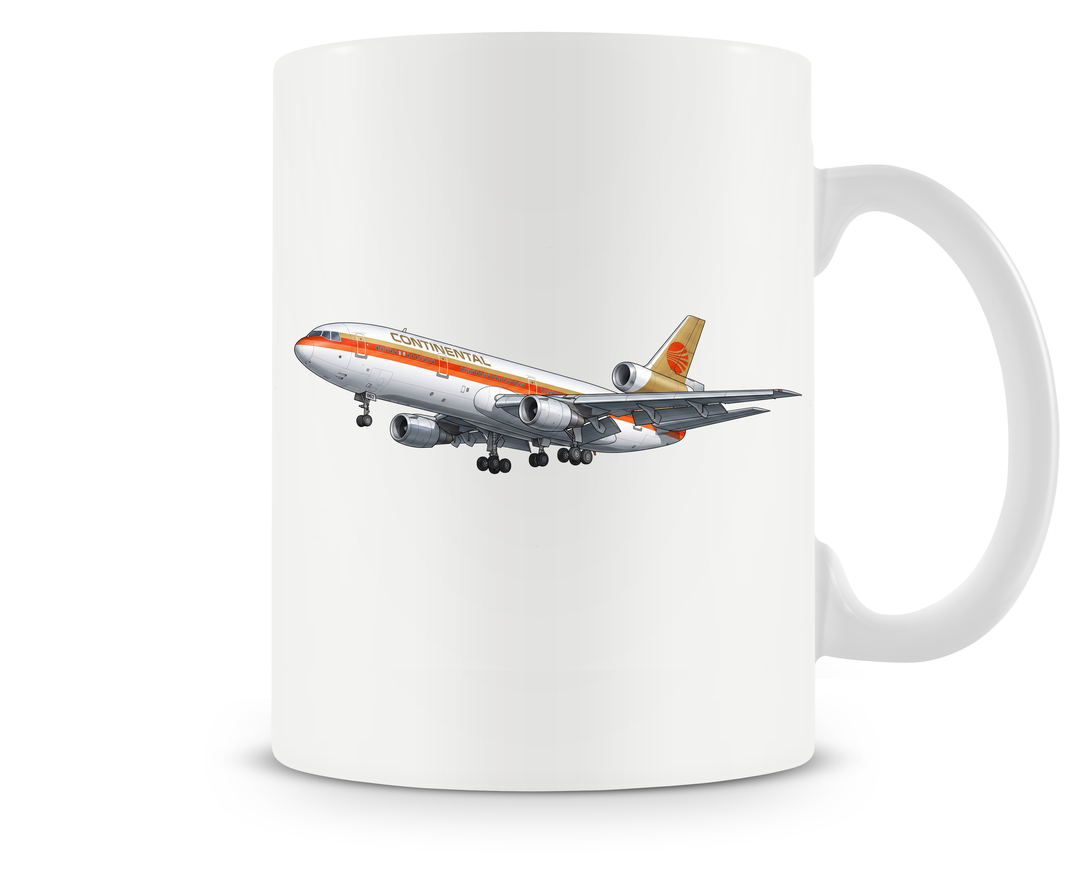 Continental Airlines McDonnell Douglas DC-10 mug