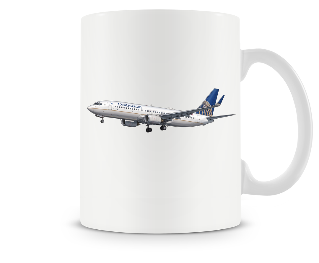 Continental Airlines Boeing 737NG mug