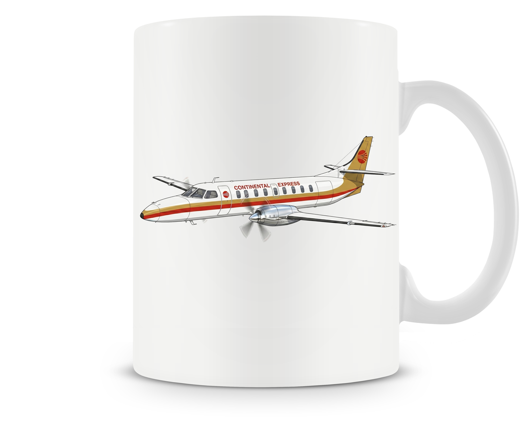 Continental Express Fairchild Metroliner Mug