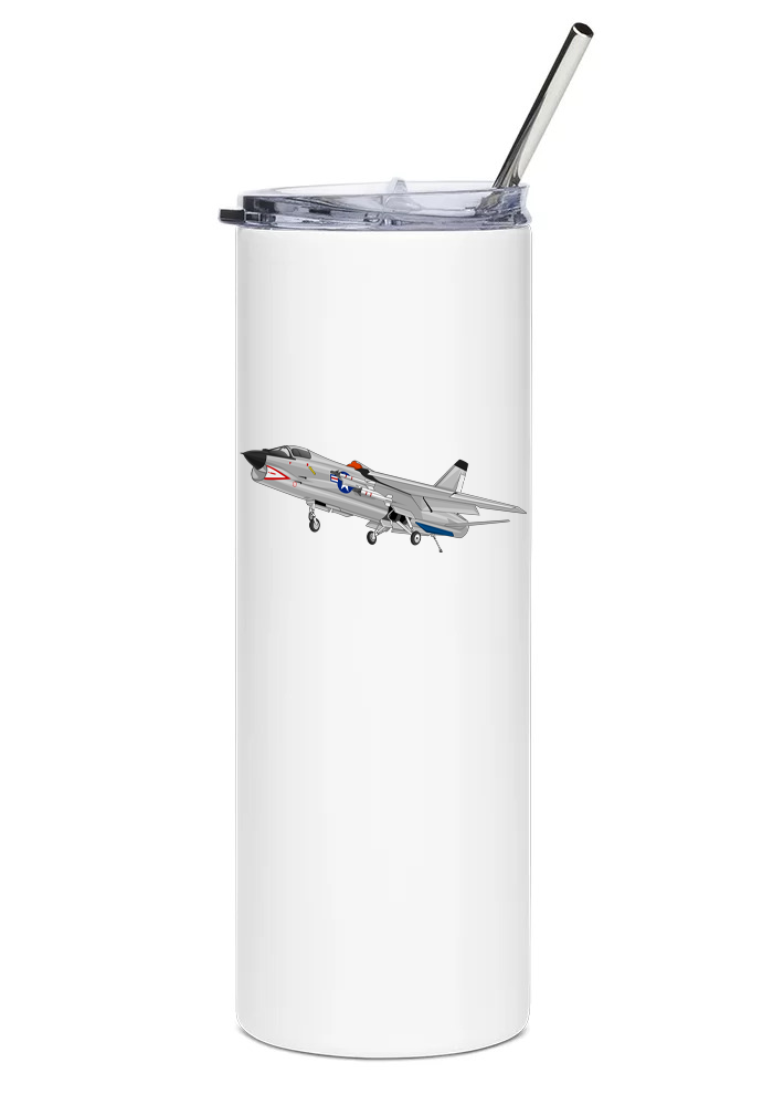 Vought F-8 Crusader water tumbler