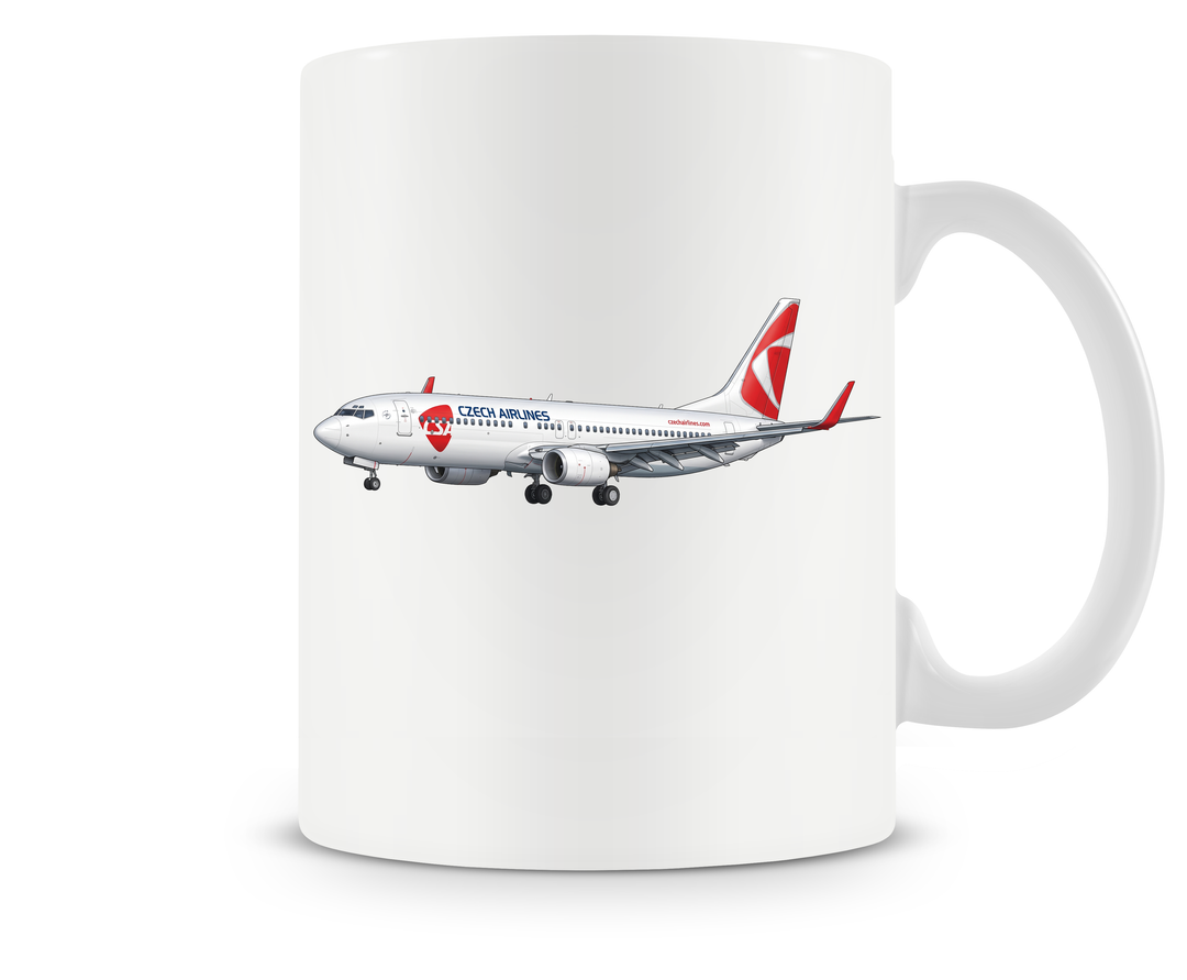 Czech Airlines Boeing 737NG mug