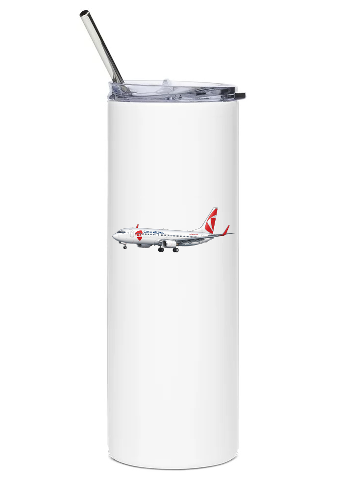 Czech Airlines Boeing 737NG water tumbler